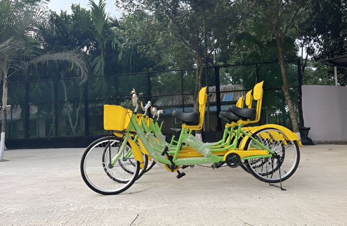Cycling in DERA Resort manikganj